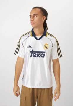 Adidas Originals REAL MADRID HOME 99 - Article De Supporter D'équipe De Club - White -ASOS f4f4ec551ff04fa39fa7e14b4088389f