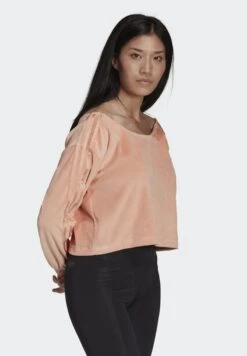 Adidas Originals Sweatshirt - Pink -ASOS f51d97cf21514c37849064249443a032