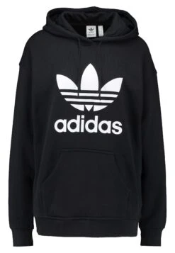 Adidas Originals Sweat À Capuche - Black/White -ASOS f6e9a03aaf514e4285f0c3a892f2c4c9