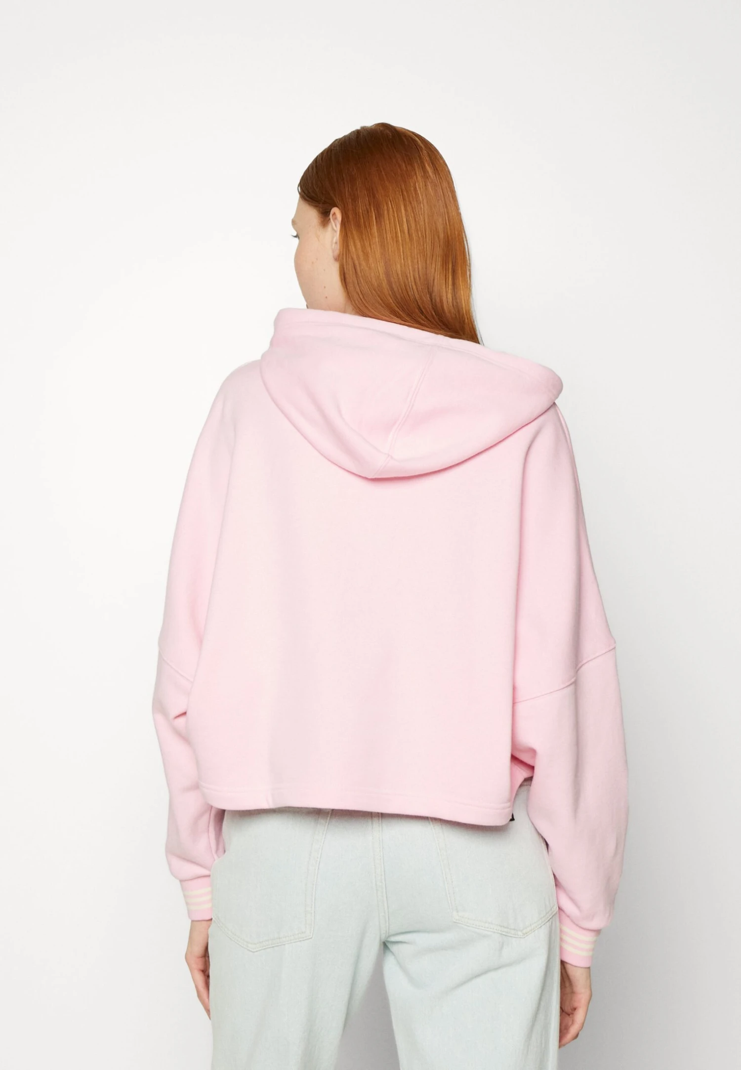 Adidas Originals Adicolor 70S Cropped Hoodie - Sweatshirt - True Pink 5 Adidas Originals Adicolor 70S Cropped Hoodie - Sweatshirt - True Pink – Image 5