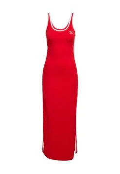 Adidas Originals TANK - Robe Longue - Black White -ASOS f82dcff13f6747da93a7e875894bd5ea