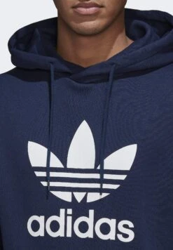 Adidas Originals Trefoil - Sweat À Capuche - Blue -ASOS f937b28a33ef4309918c325411671672
