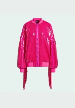 Adidas Originals Ivy Park Sequin - Blouson Bomber - Shock Pink -ASOS f95fb135d75c4080a5d88d7e4dd47d66