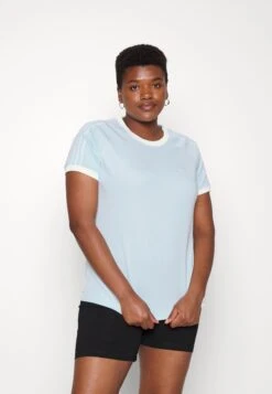 Adidas Originals Slim Tee - T-Shirt Imprimé - Almost Blue