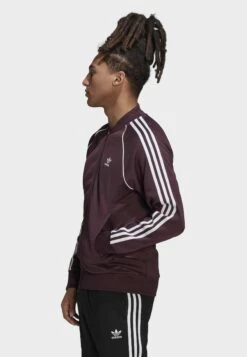Adidas Originals Sweat Zippé - Red -ASOS fc8448e2432a4066b48a6355c6642b3f