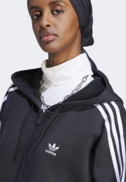 Adidas Originals Adicolor Classics 3-Stripes - Sweat Zippé - Black -ASOS fd4b529f397948e1b4dc48eb75317959