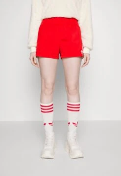 Adidas Originals 3 Stripess - Short - Better Scarlet -ASOS fddd111645cd40fe8f282c22bb4f03a9