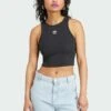 Adidas Originals Essentials Rib Tank Top - Débardeur - Black