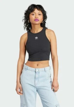 Adidas Originals Essentials Rib Tank Top - Débardeur - Black