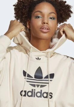 Adidas Originals Always Original Trefoil Hoodie 2-In-1 - T-Shirt Imprimé - White -ASOS ff15de7d1daa4cae8d083ed378a99fcc